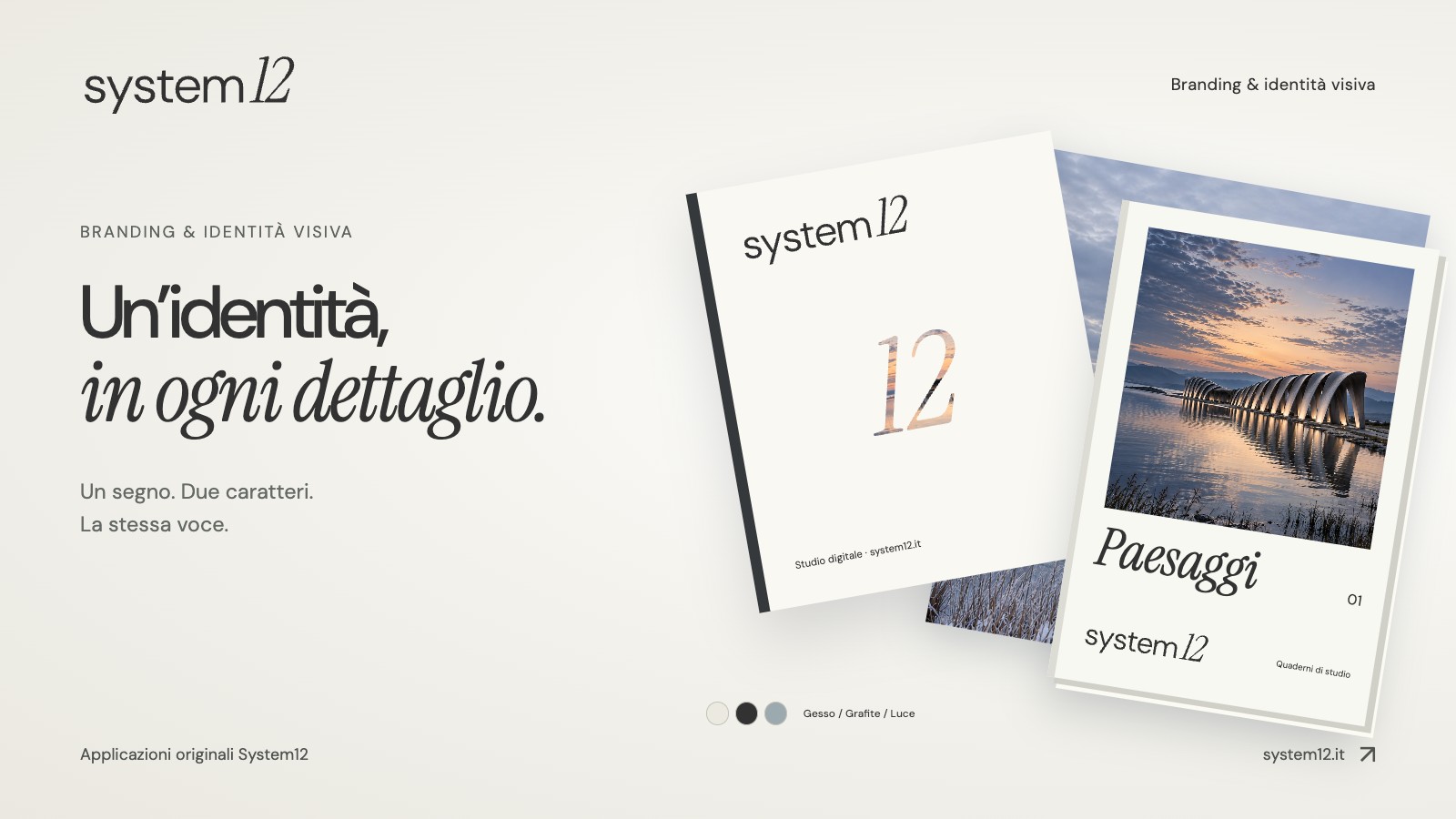 Identità visiva System12